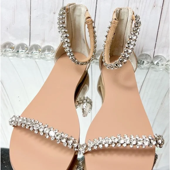 Inc rhinestone sandals on sale
